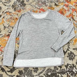 Fabletics Long Sleeve Top Women's Size Large Heather
Gray